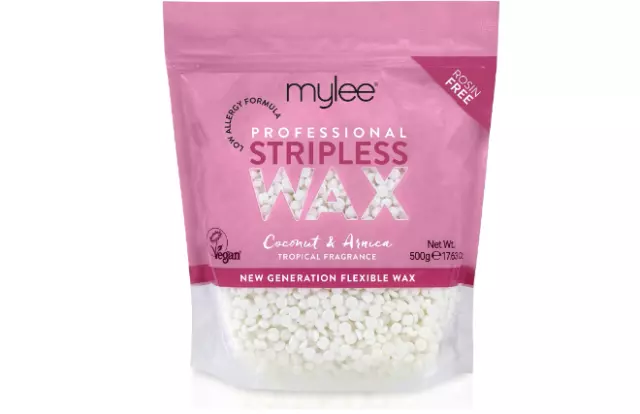 Mylee Professional Perline di cera dura 500 g, pellet di cera depilatoria senza strisce sol