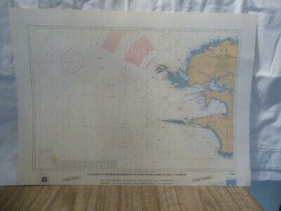 Carte marine de l’île vierge à la pointe de Penmarc'h - ouvrages nautiques 1994