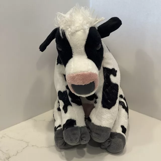 Wild Republic Realist Cow Stuffed Animal Toy Plush  12 Inches Soft