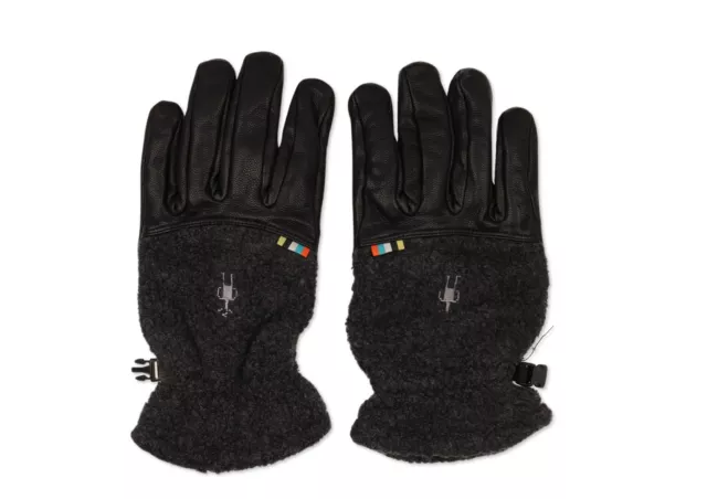 Smartwool ESF16087 Trail Ridge Glove Merino Wool Winter Gloves, Charcoal, Medium