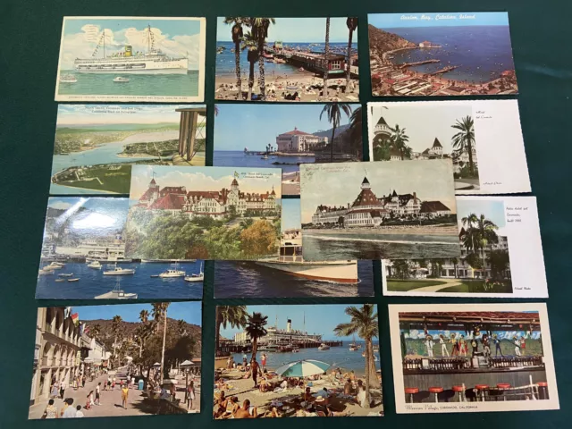 14 Hotel Del Coronado and Catalina Island Postcards CA California Lot Vintage