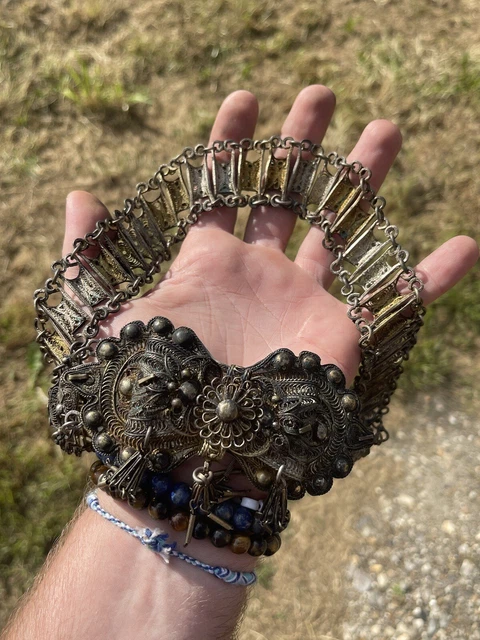 Ceinture en deals argent massif