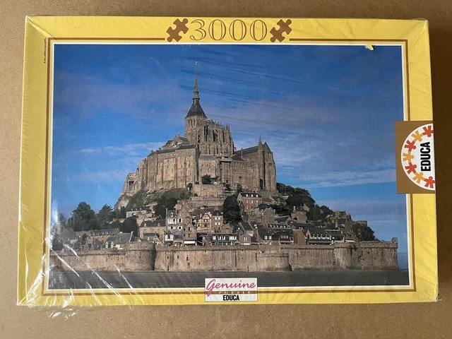 Educa Mont-Saint Michel 3000 Pieces Puzzle NEW READ DESCRIPTION