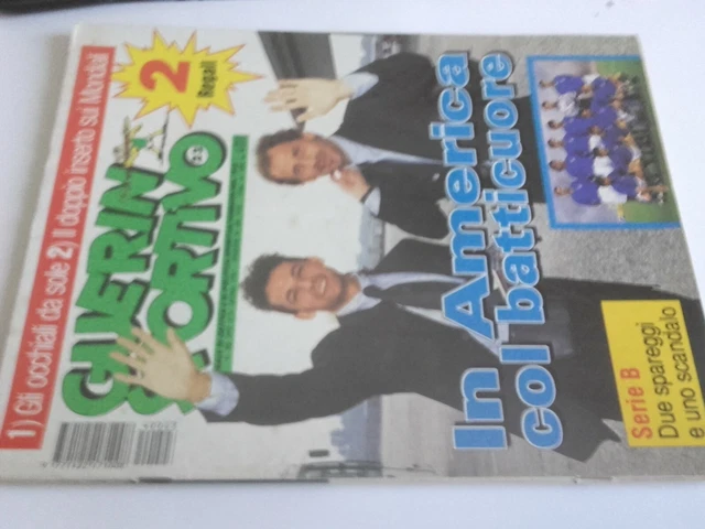 Guerin Sportivo N.24 – 1994 + Guide Mondial USA 94 Roberto Baggio – Italien
