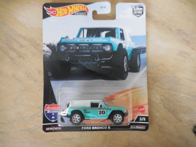 Hot Wheels Premium 2022 Car Culture Scena Americana Ford Bronco R