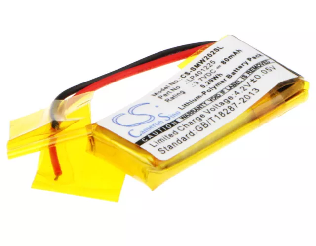 3.7V Battery for Sony NWZ-W202 80mAh Premium Cell NEW