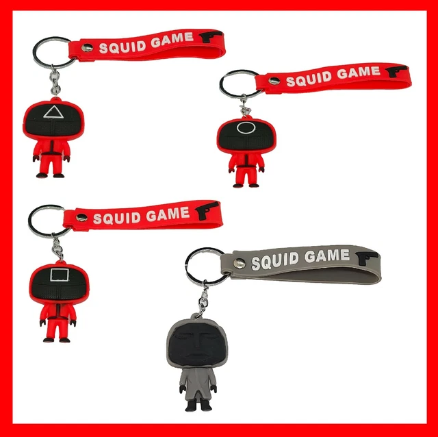 Pyramid International Portachiavi In Gomma Con Motivo A Forma Di Calamari, Chiusura Lampo O Zaino (design A Forma Di Guardia Triangolare), Prodotto Ufficiale - Foto 10