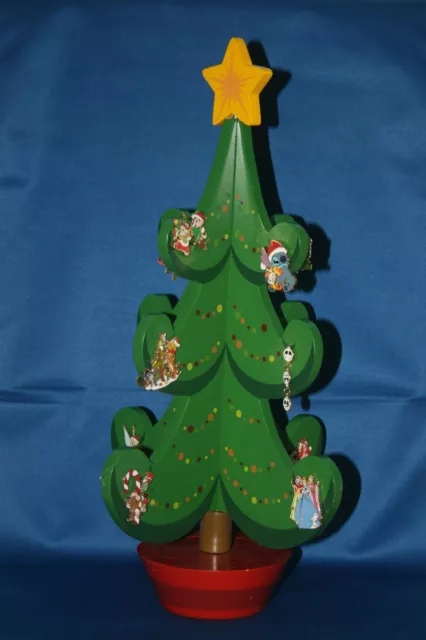 Disney Christmas Music Box Advent Pin Tree Includes All 25 Advent LE 1000 Pins 2