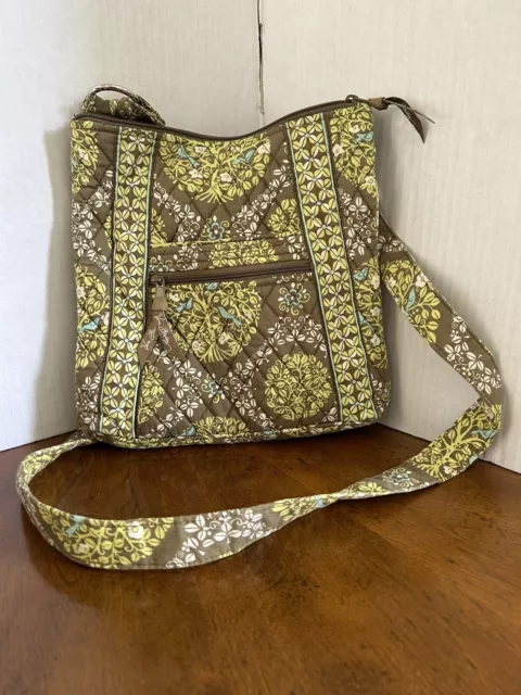 Vera Bradley Sittin In A Tree Hipster Crossbody Purse Shoulder Bag EUC