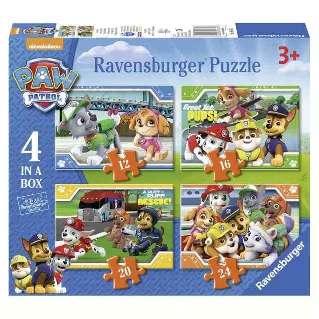 Paw Patrol Puzzle 4 in 1 Ravensburger neu OVP