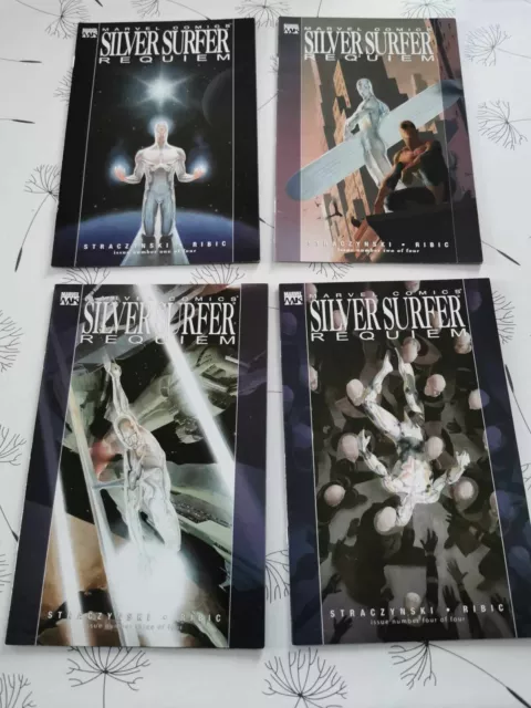 Silver Surfer Requiem #1-4 Complete, 2007 Marvel; Comics -Lot Bundle