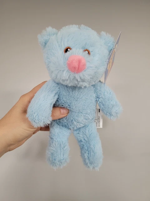 FUNTASTIC BLUE TEDDY Bear Soft Plush Toy 8 Poundland Strawberry Jam 10.00 PicClick UK