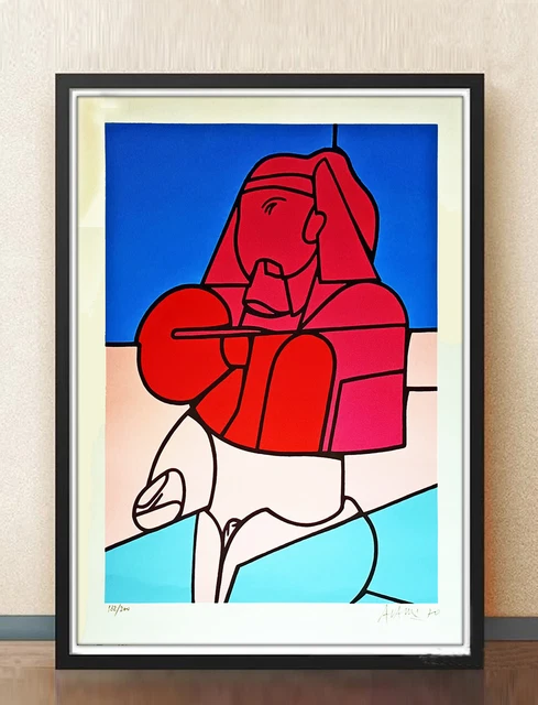 Valerio Adami, Serigrafia Edición Limitada, firmada y numerada Nº 132 de 200