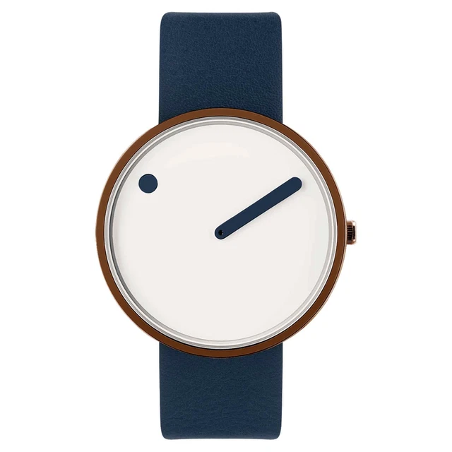 Picto 43348-6720C Uomo Crema Dial Blu Cinturino Polso