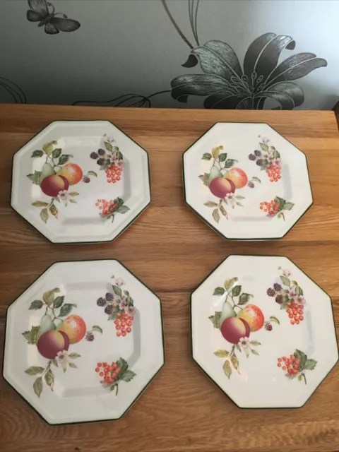 4 x Vintage Johnson Brothers Fresh Fruit Small Tea/Side Plates 6"
