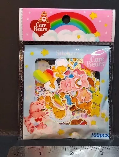 Care Bears Stickers American Greetings Sticker Flakes Pack RARE VERY HTF