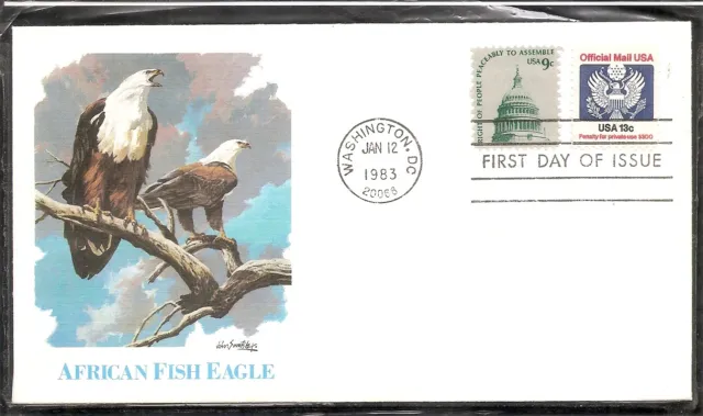 US SC # O129 Official Mail USA FDC.  Fleetwood Cachet.