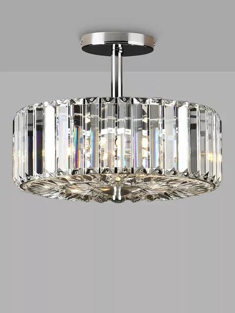 RP £220 - John Lewis Laura Ashley Fernhurst Polished Chrome  Ceiling Light