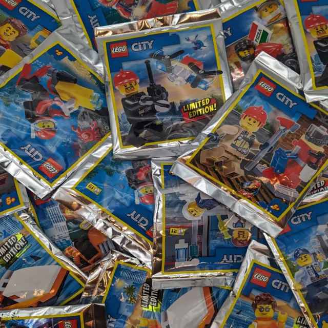 Lego City Polybag ~ zum Auswählen ~ Minifigur ~ Feuerwehr, Polizei, Taucher