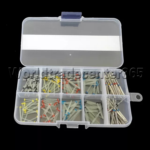 160PCS Dental Quartz Fiber Post Single Refilled Package & Free For 32 PCS Drills