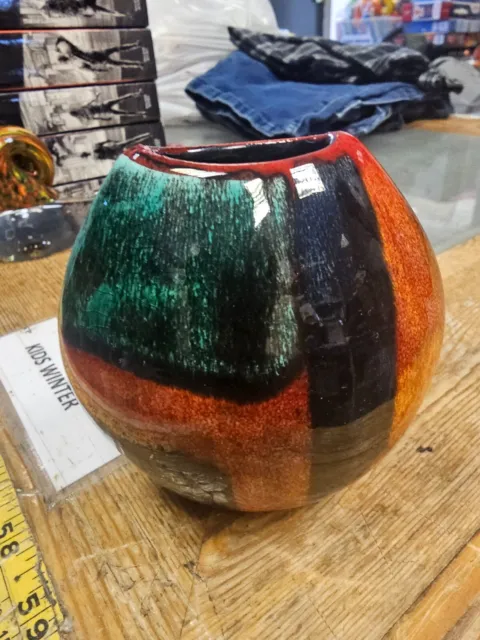 Poole Pottery Volcano Bud Vase approx 10cms high