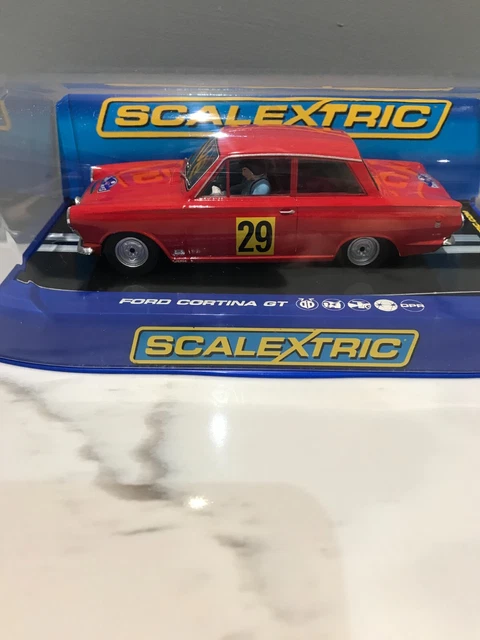 Scalextric C3023 Ford Lotus Cortina 1964 Coupes Des Alpes Winning Livery