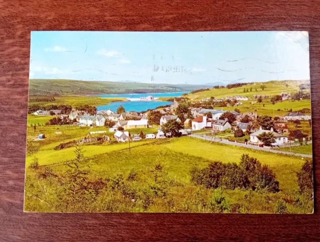 Lairg And Loch Shin Sutherland Postcard Posted 1969