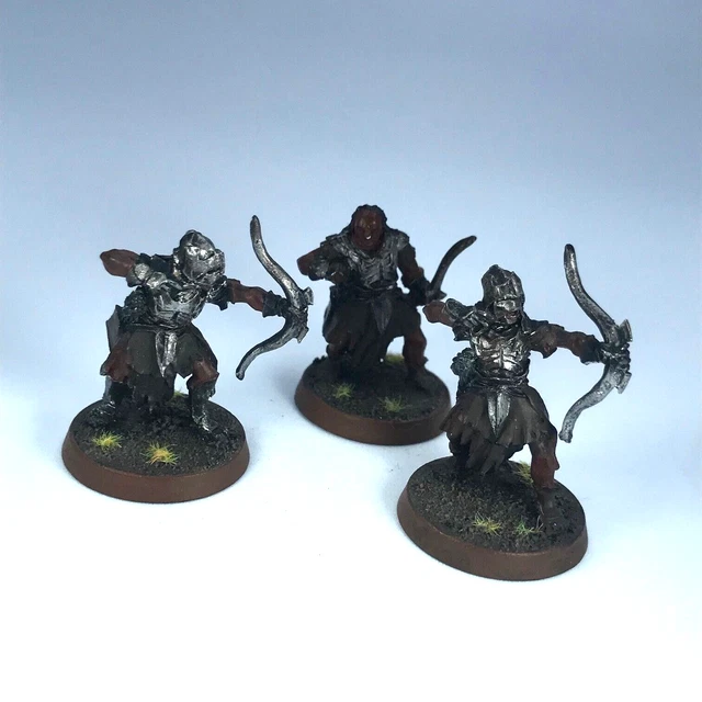 Figs Uruk-Haï Archers, Blister Métal, Warhammer Le Seigneur Des Anneaux - P-00GWP