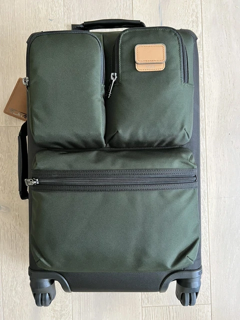 TUMI Briley International Expandable Carryon 4 Wheel Packing Case Green
