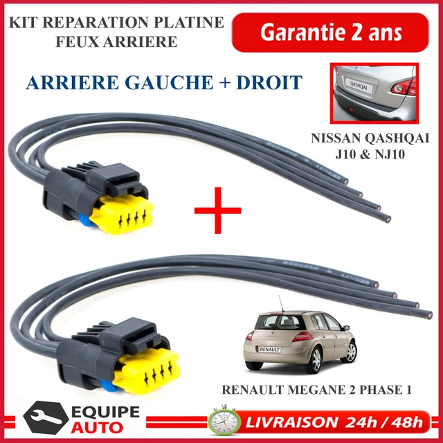 Kit Réparation Connectique Phare Avant (Lot De 2) - Compatible Jumper II, Fiat 500, Ducato, Boxer (2006-2023)