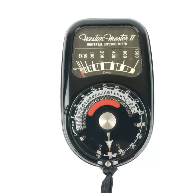 Weston Master II Universal Light Exposure Meter Model 735 Black