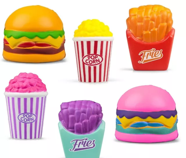 Squishy Puffems Fast Food - 30294 Novelty Squeezy Cute Kawaii Snack Stress Ball