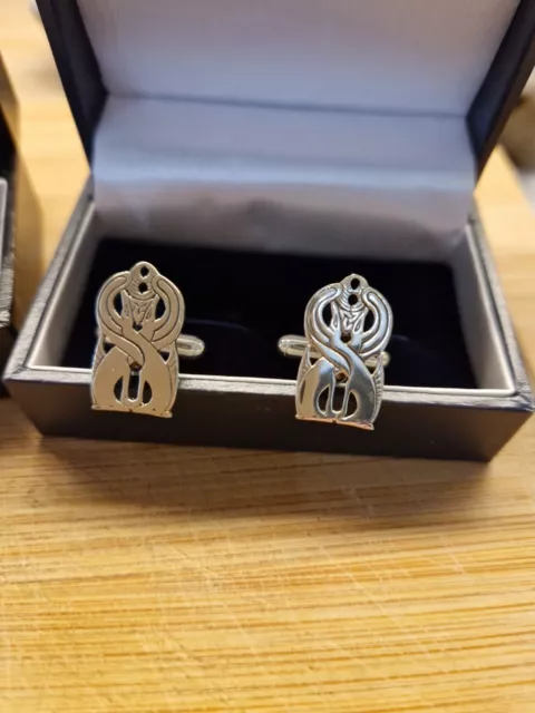 Sterling Silver Celtic Aberlemno 925 Cufflinks Wales Scotland Ireland