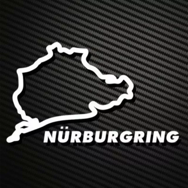 NURBURGRING WHITE Sticker Decal for GTR R35 R34 R33 R32 Nissan S13 S14 S15 180SX