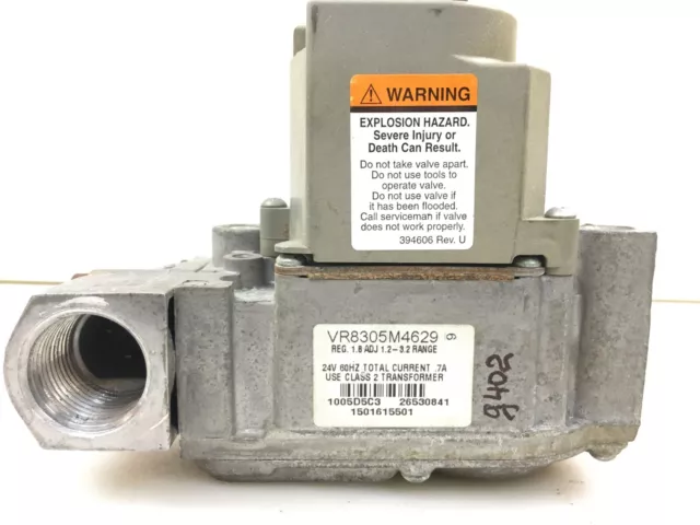 Hayward 1501615501 Honeywell VR8305M4629 Nat Gas Valve  in/out 3/4" used #G402 2