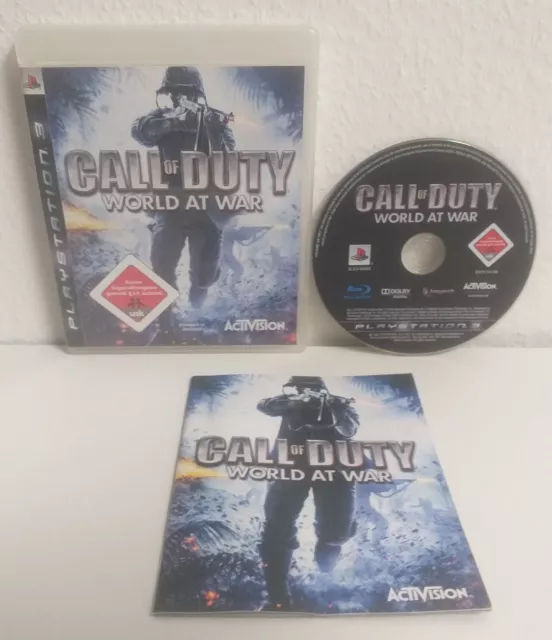 Call of Duty COD: World at War - Sony PlayStation 3 PS3 Spiel OVP Komplett