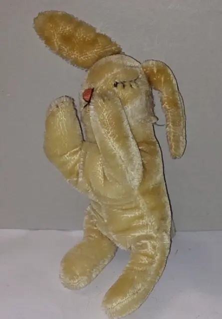 Vintage soft toy sleeping Rabbit Steiff Steiff Germany original mohair