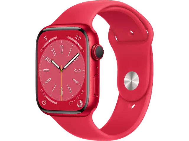 APPLE Watch Series 8 (GPS) 45 mm Smartwatch PRODUCT RED - NEU IN OVP