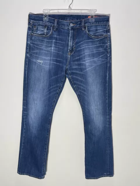 Jean Shop Jeans Selvedge Mick 36 Medium, Distressed Men’s 36x32