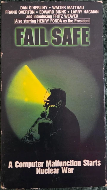 FAIL SAFE VHS Tape Henry Fonda £1.50 - PicClick UK