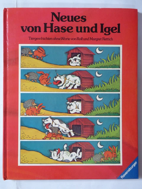 Neues von Hase und Igel Bilderbuch Rolf & Margret Rettich Ravensburger 1979