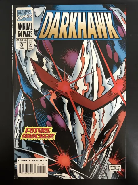 DARKHAWK ANNUAL # 3, Marvel Comic Book 1994 ~ Low Print Run!
