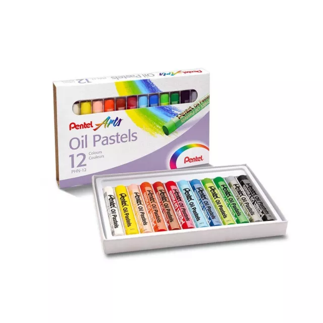 Pentel Oil Pastels Ölkreide farbsortiert 12 St.