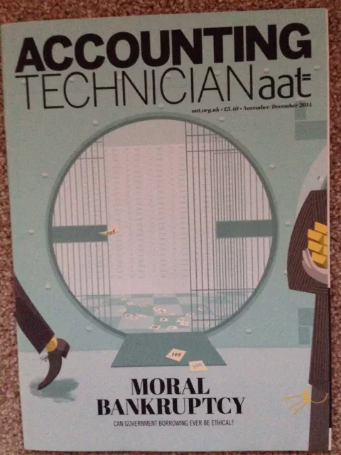 AAT Accounting Technician Magazine Nov/Dec 14 Moral Bankruptcy Issue