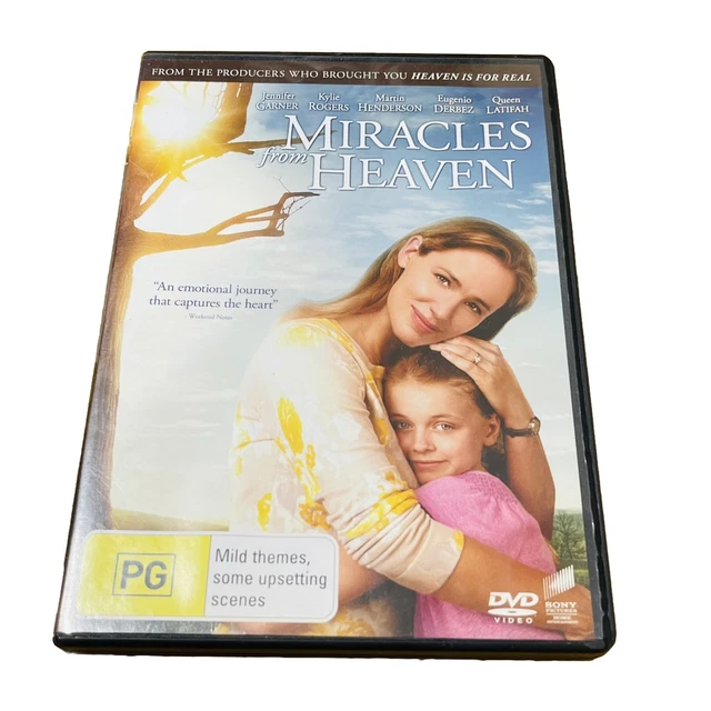 MIRACLES FROM HEAVEN Dvd Movie Jennifer Garner Region 4 Pal Vgc Free