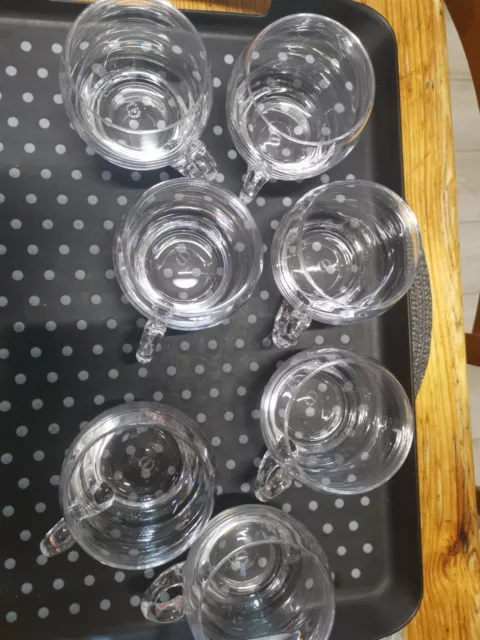 7 verres coupes fruits   Cristal de Sèvres