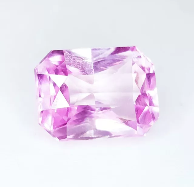 Natural Pink Kunzite 8-10 Cts Loose Certified Gemstone Octagon Cut Gem A01