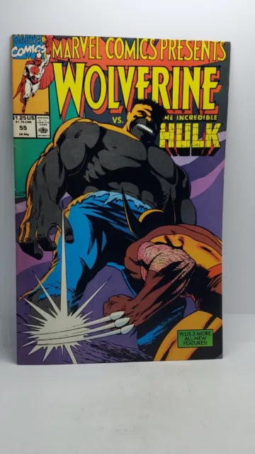 Marvel Comics Presents #55 WOLVERINE vs THE INCREDIBLE HULK 1990