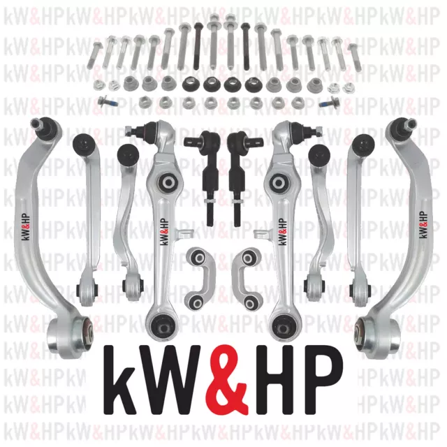 Kit 12 Pz Avantreno Bracci Braccetti Anterior Audi 8D2 8D5 B5 A4 Anno 1994>2001