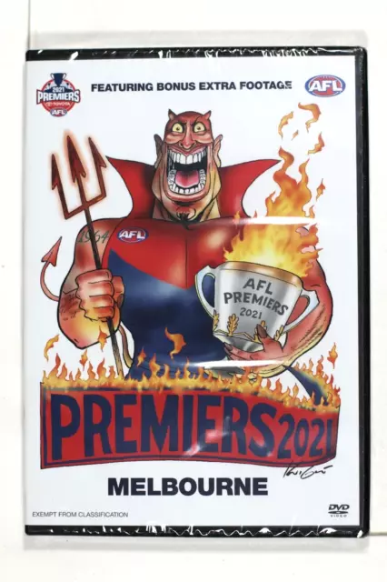 AFL Premiers 2021 Melbourne Demons Grand Final Region 4 DVD New Sealed